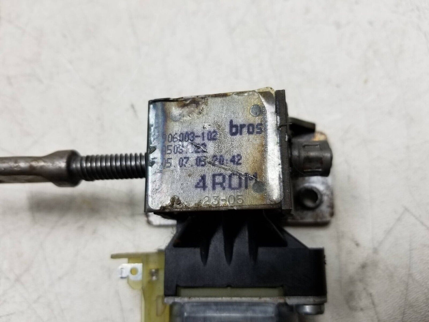 06-11 Audi A6 C6 Front Passenger Seat Adjustment Motor 3pcs OEM