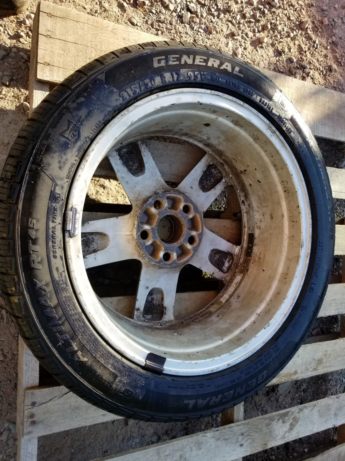 2012 Toyota Camry Wheel Rim W/ Tire 215/50r17 OEM