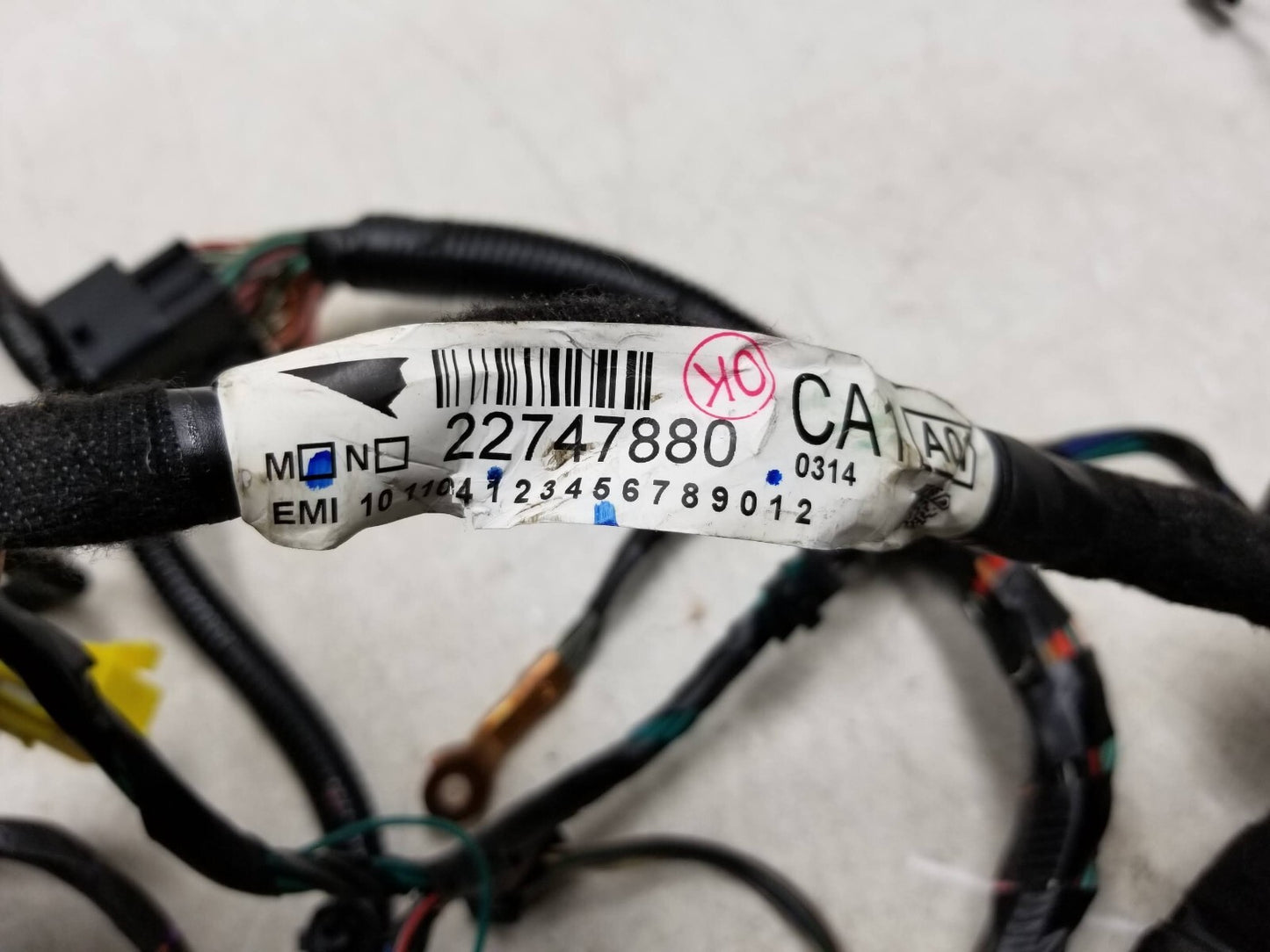 2010 2011 Chevrolet Equinox Dash Dashboard Wire Harness W/ Fuse Box OEM