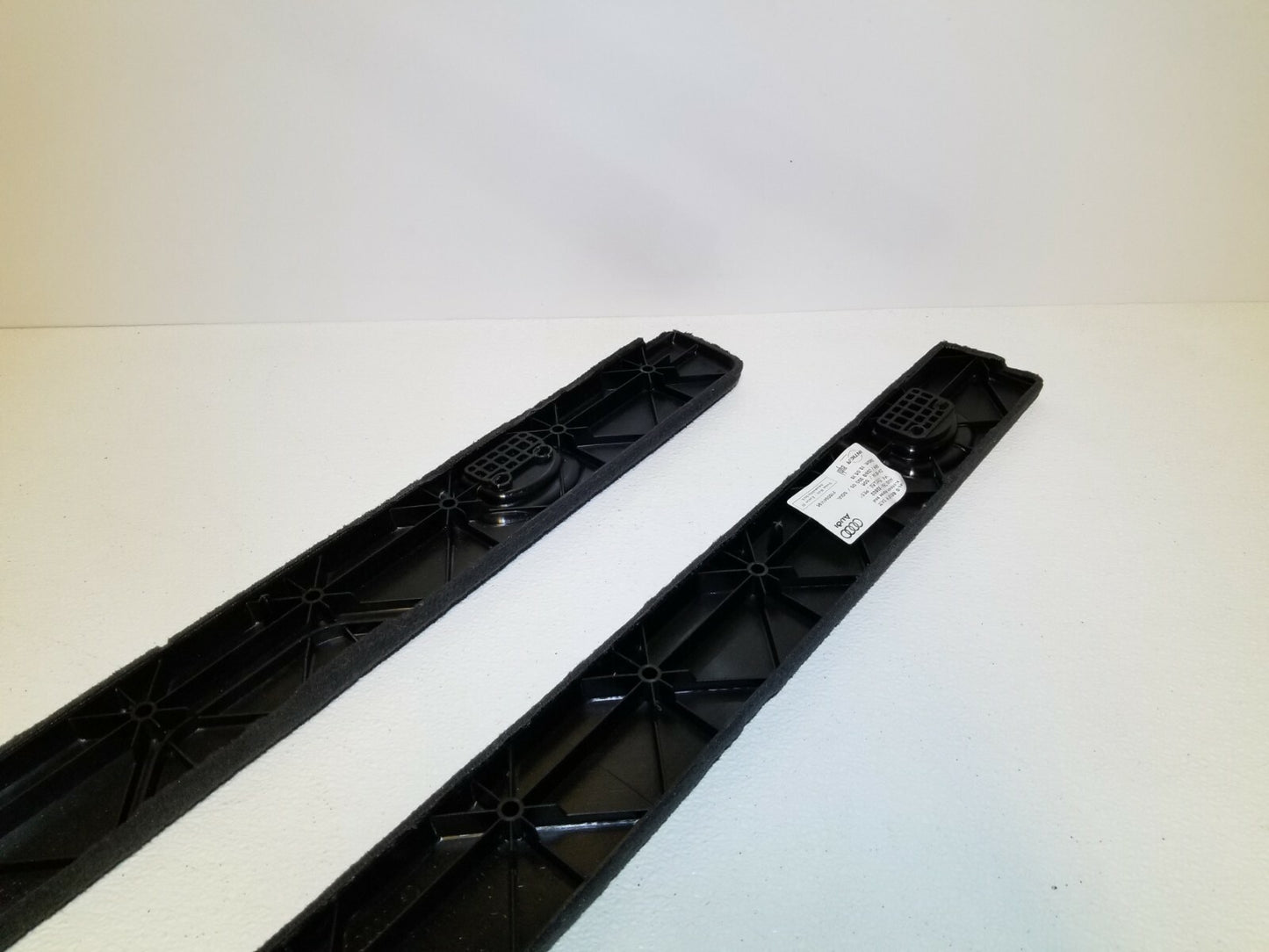 2015 Audi Q7 Trunk Cargo Floor Side Lining Trim Cover Left & Right Pair OEM