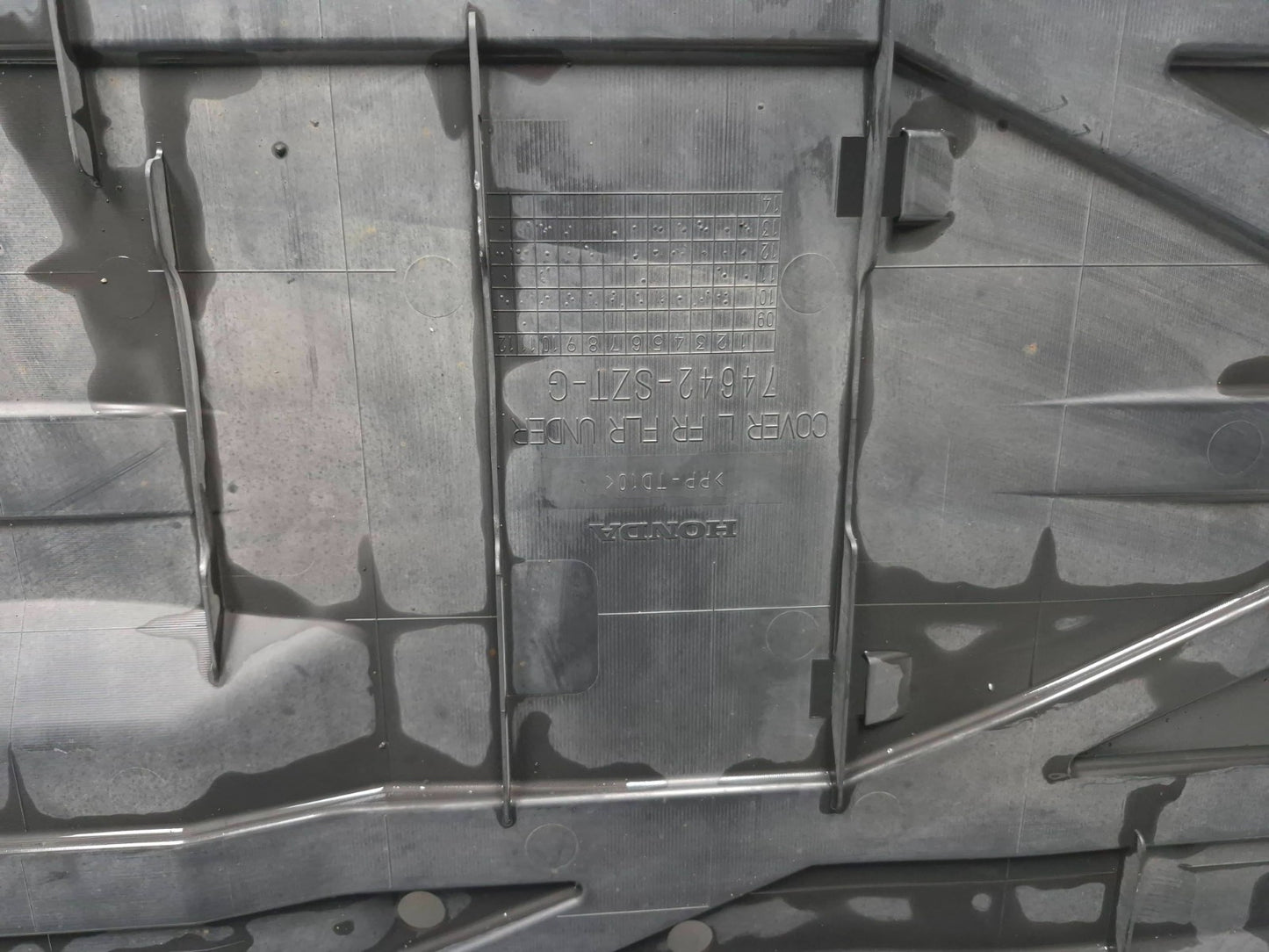 2014 Honda Cr-z Under Body Floor Cover Left & Right Pair OEM