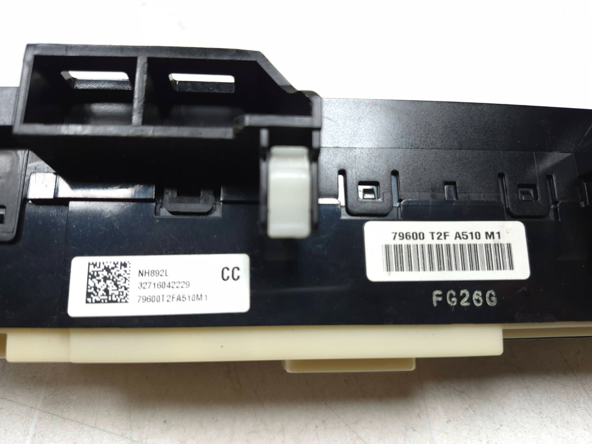 2017 Honda Accord A/c Heater Climate Control Switch Panel OEM
