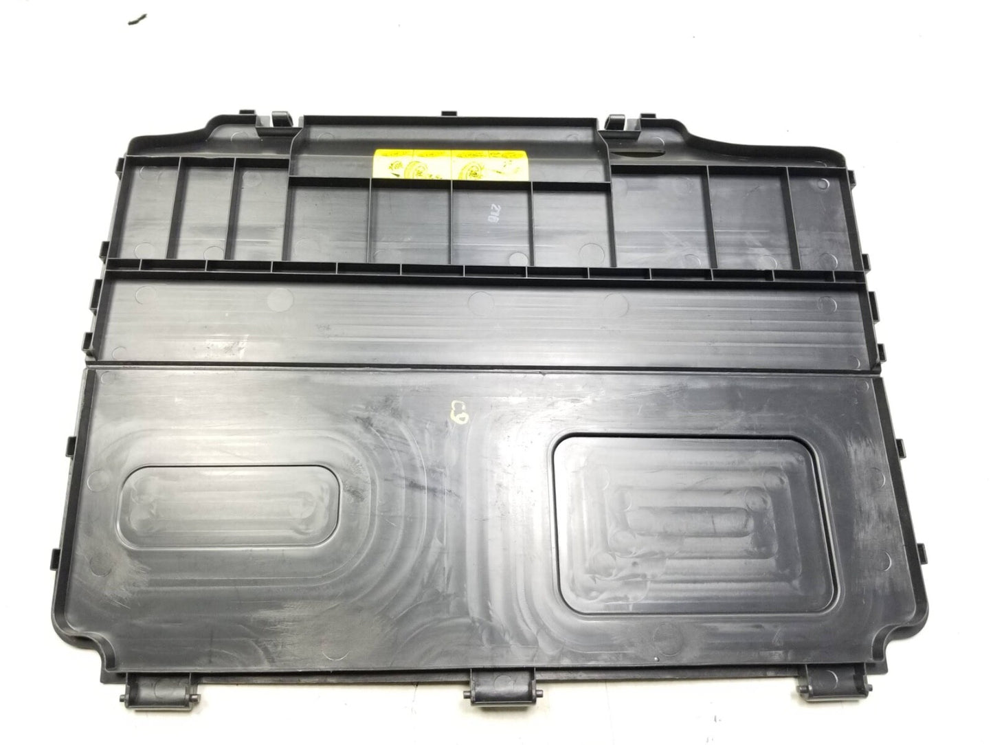 2009 - 2012 Audi Q5 Trunk Cargo Battery Jack Tool Lower Lid Cover Pan OEM