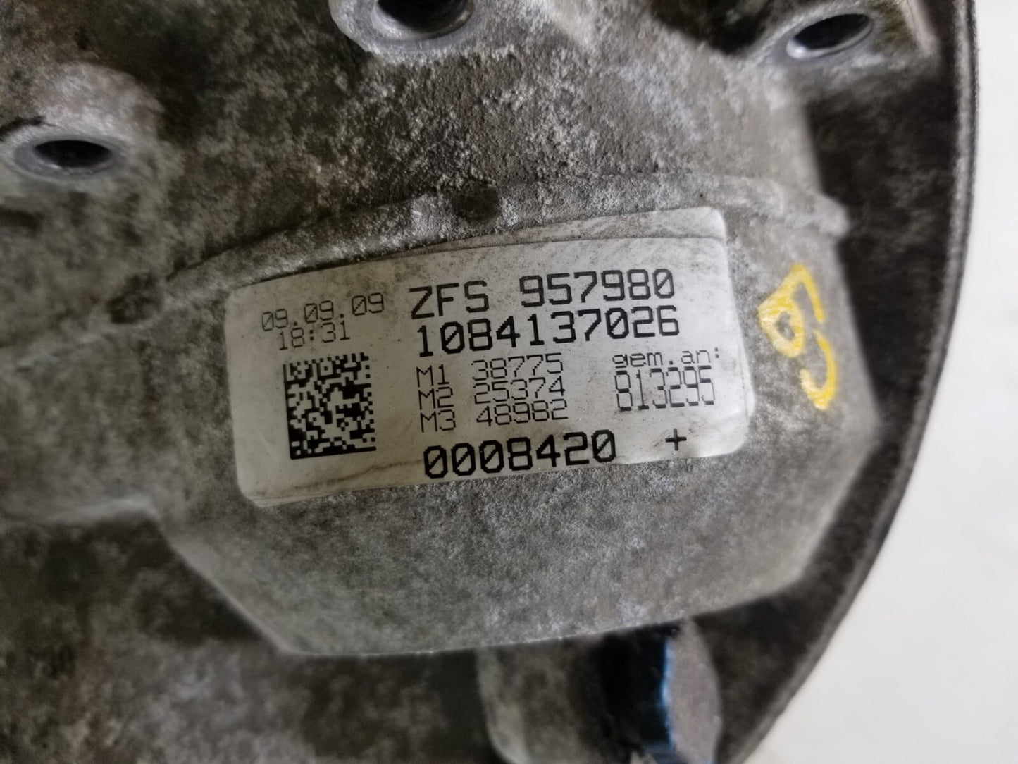 2009 - 2012 Audi Q5 Quattro Automatic Transmission Tail Shaft Housing OEM