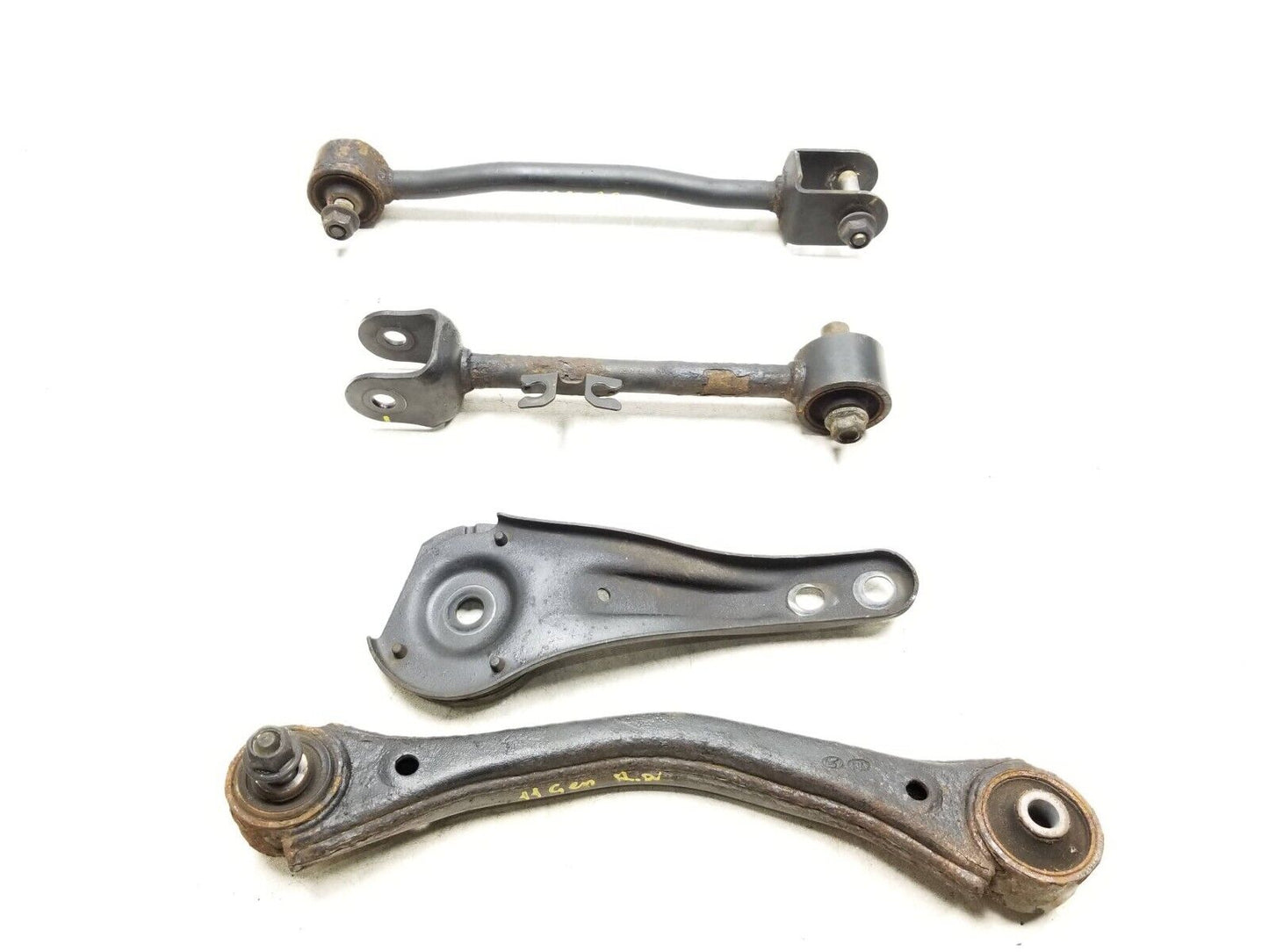 09 - 12 Hyundai Genesis Coupe Rear Control Arm Driver Side Left 4pcs 2.0t OEM