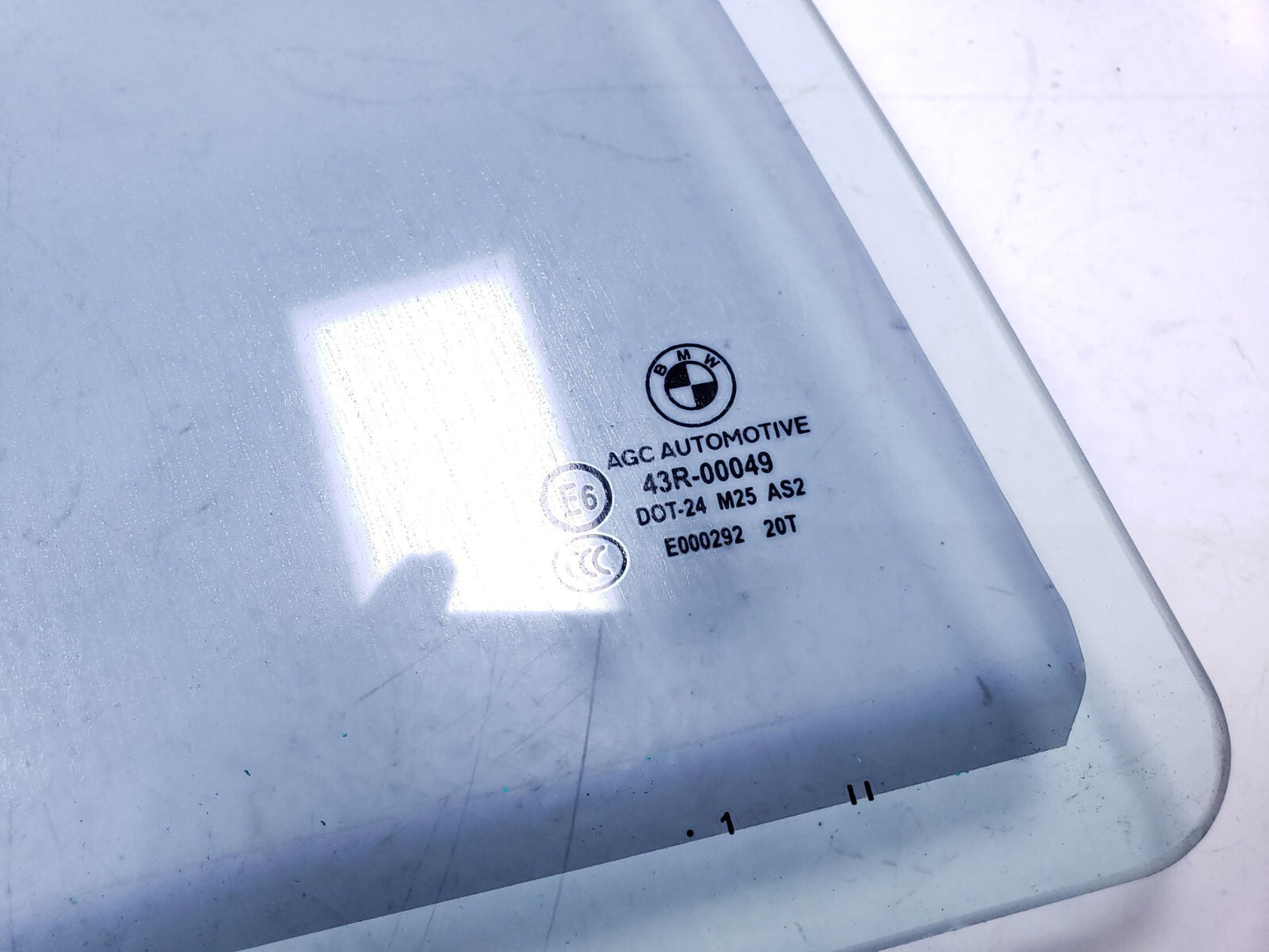 09 10 11 12 13 BMW 535xi Door Window Glass Rear Right Passenger Side OEM