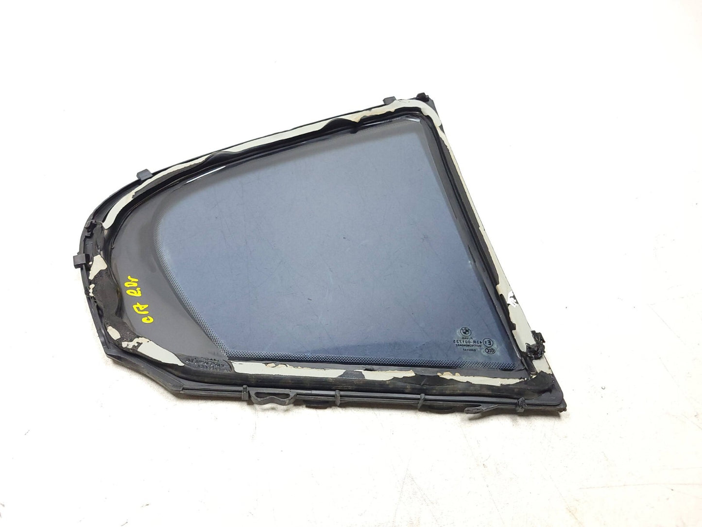 12-18 BMW 330xi F30 Rear Door Vent Glass Driver Side Left OEM