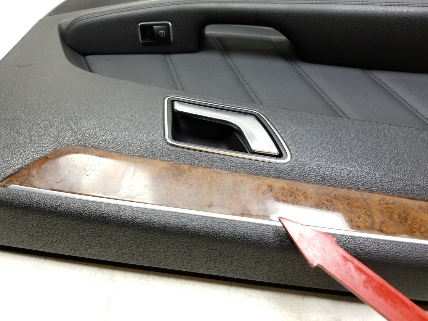 10-13 Mercedes W212 E350 E500 E550 Door Panel Trim Rear Driver Side Left OEM