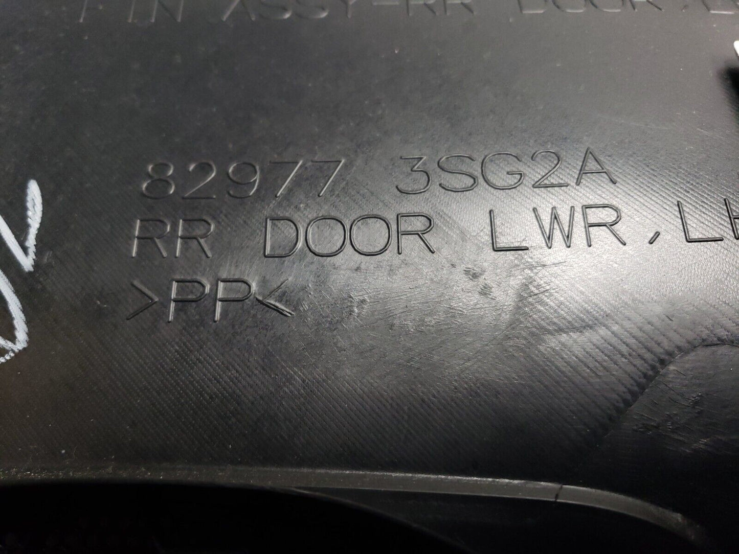 16 17 18 Nissan Sentra Rear Door Panel Driver Side Left Trim OEM