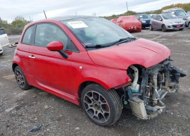 2013 Fiat 500 Turbo Rear Bumper Reinforcement OEM