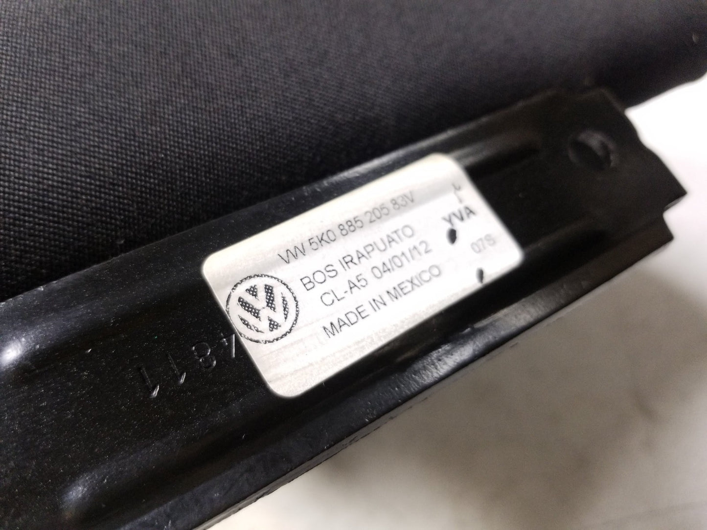 2012 - 2013 VW Golf GTI Rear Seat Armrest w/ cup holder OEM