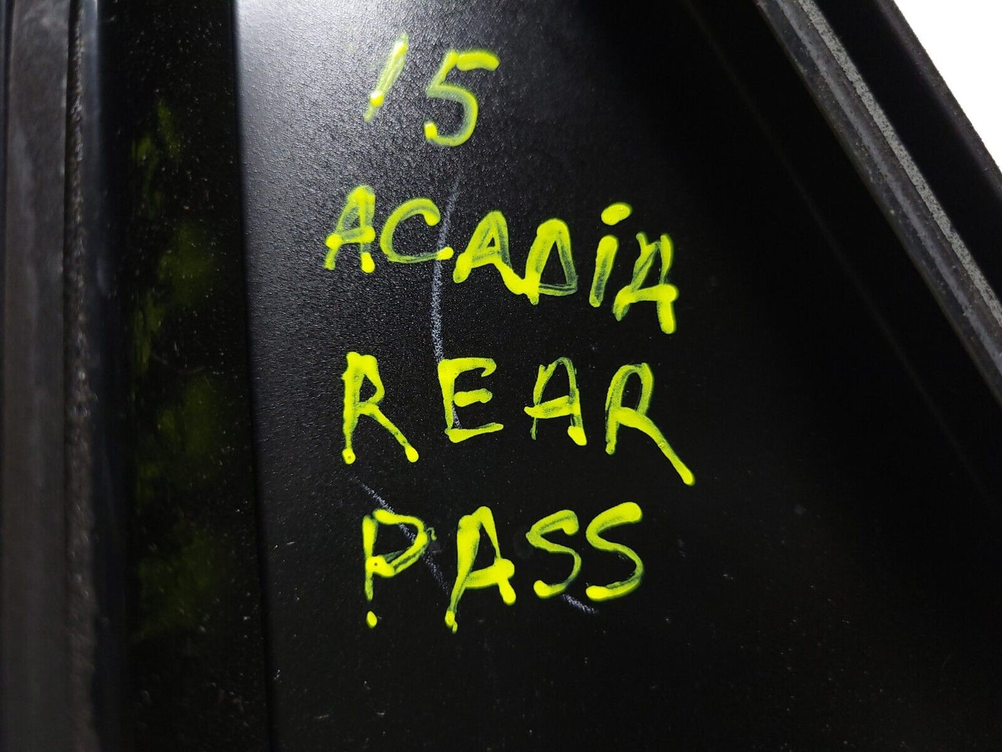 13-16 GMC Acadia Door Molding Belt Weather Strip Rear Passenger Side Right OEM