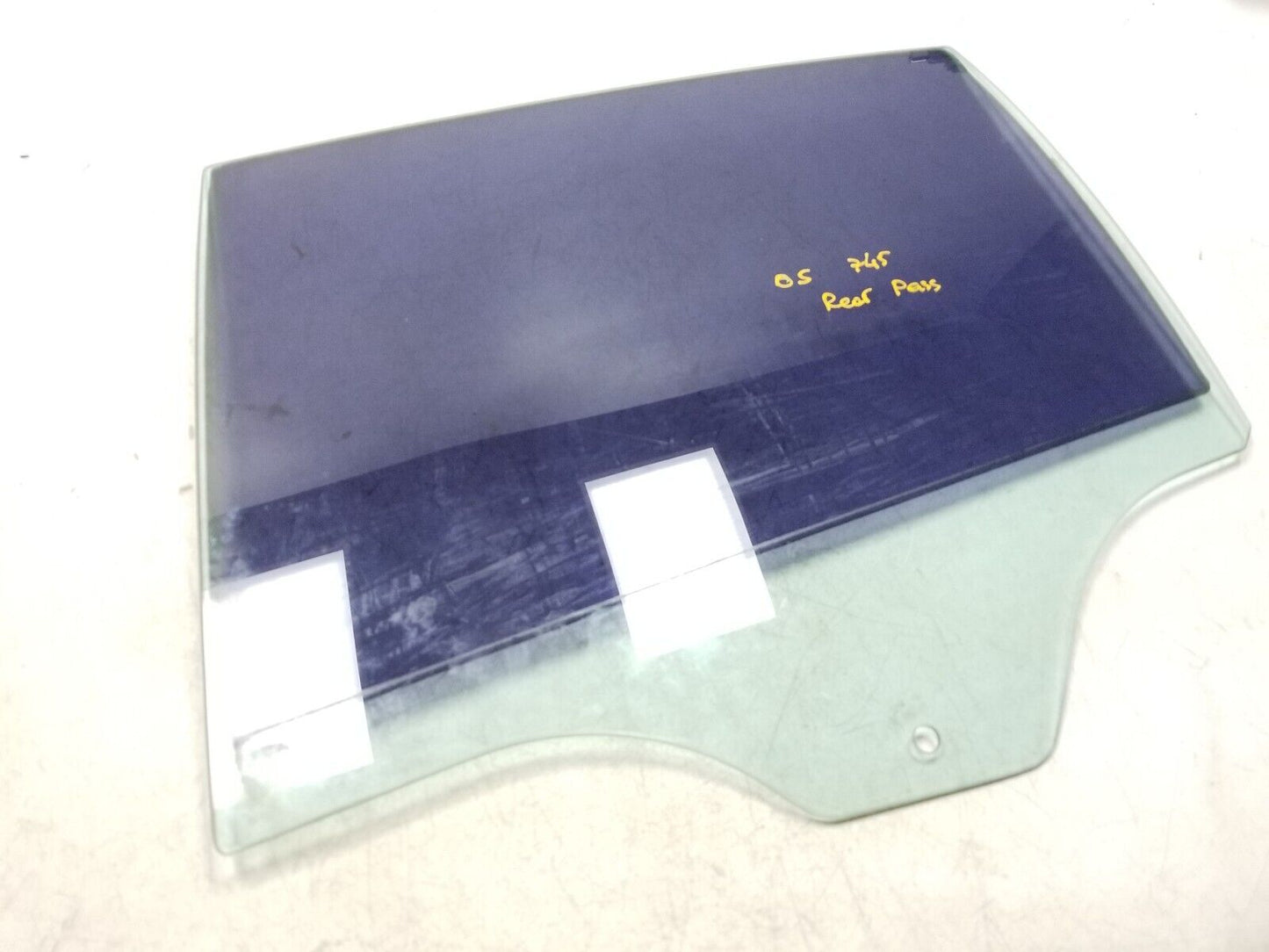 02 03 04 05 BMW E65 Door Window Glass Rear Passenger Right Side OEM