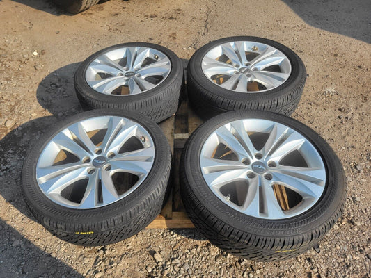 10-14 Genesis Coupe Wheel Rim W/ Tire Bridgestone Driveguard 245/45rf18 4pcs