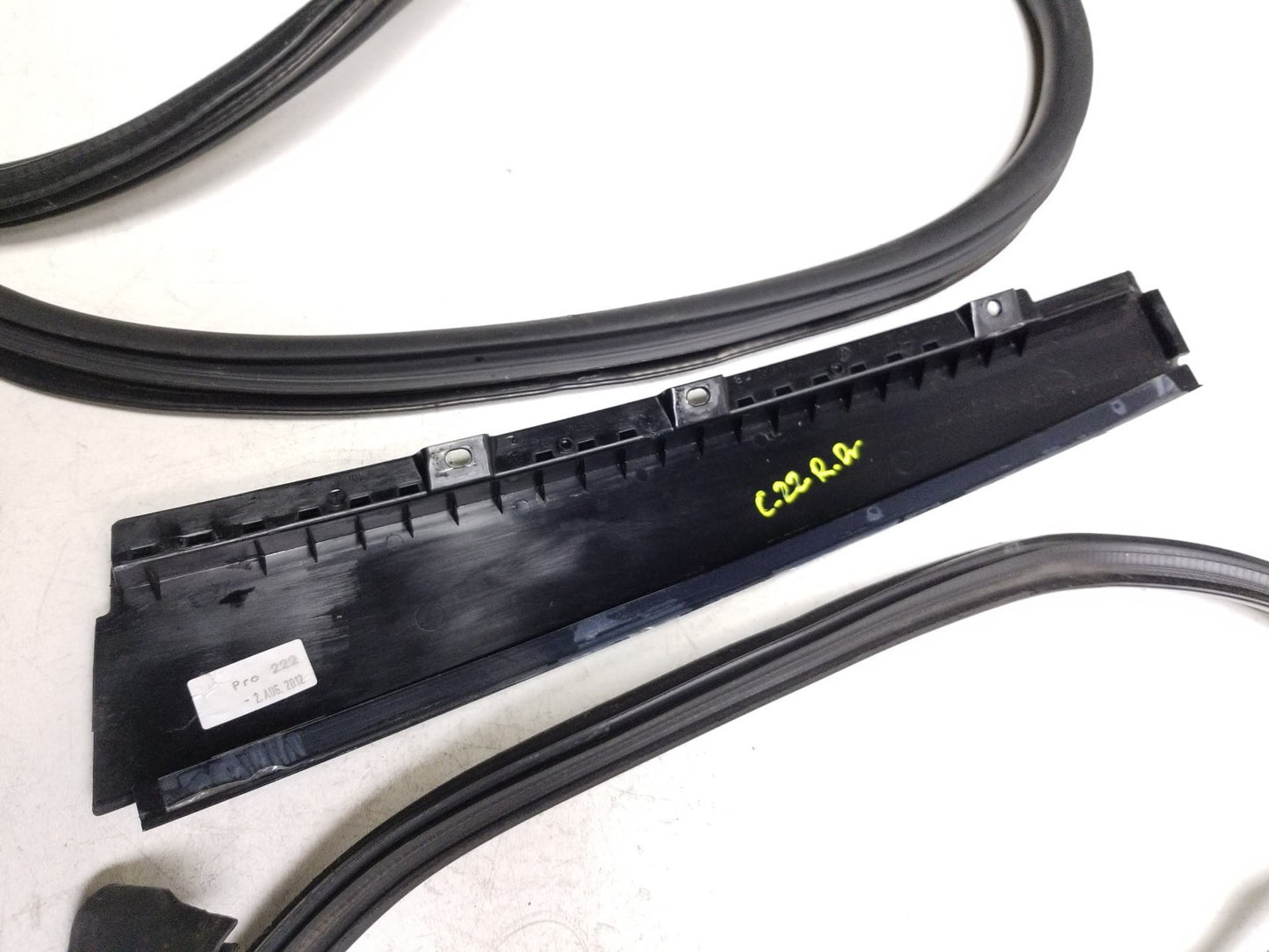 10 - 14 VW Golf GTI Upper Door Glass Weatherstrip Rear Driver Side Left OEM