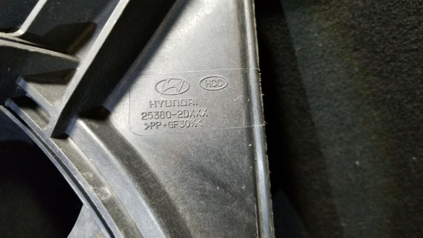 2001-2006 Hyundai Elantra Radiator Fan W/motor Condensor Fan Right Side OEM