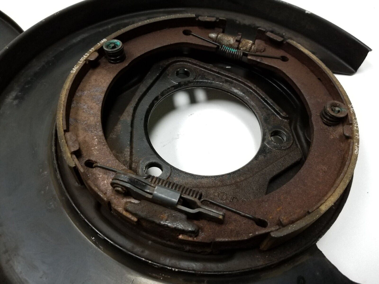 13 14 15 16 GMC Acadia Rear Brake Disc Rotor Guard Left & Right Pair OEM
