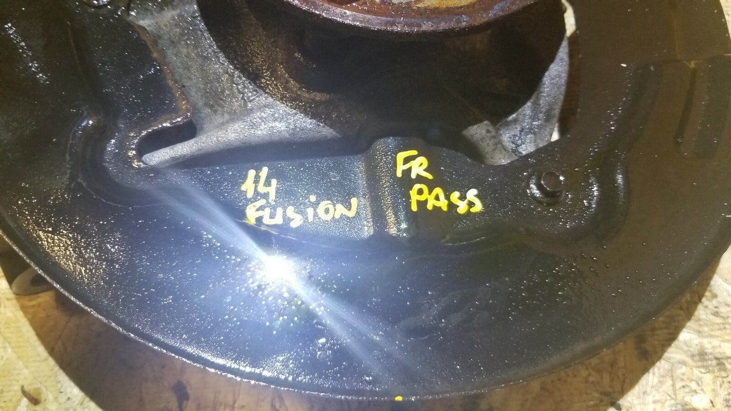 2014 Ford Fusion Front Spindle Knuckle Wheel Hub Right Passenger Side OEM