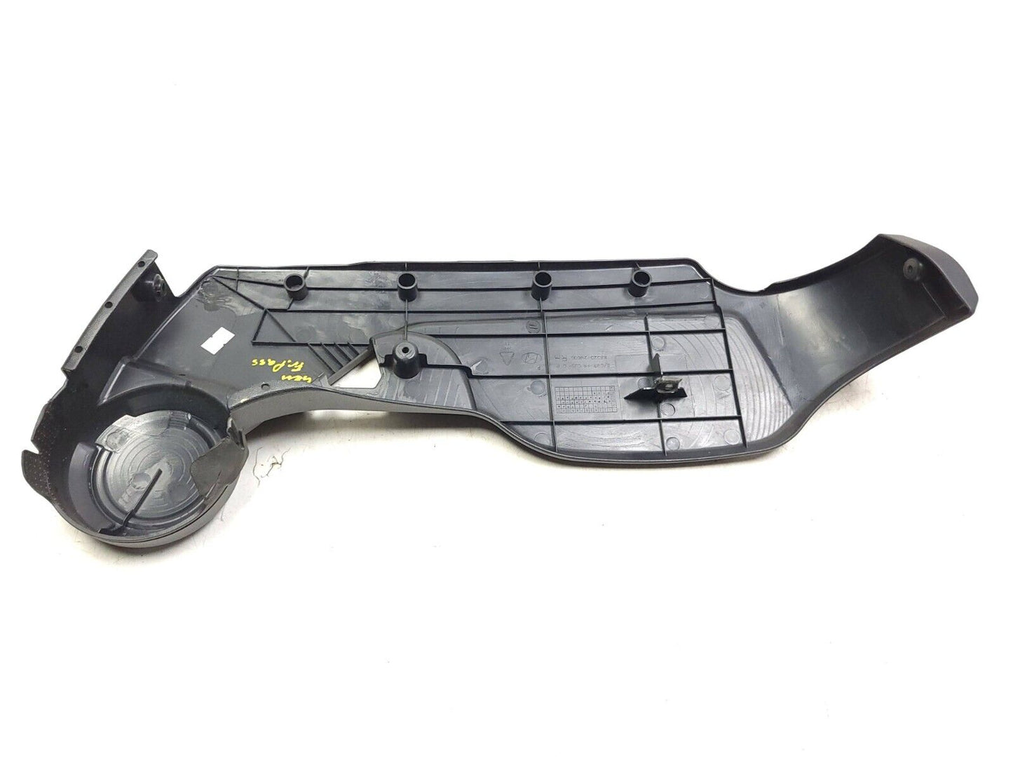 09-16 Hyundai Genesis Seat Side Trim W/ Guide Sleeve & knob Front Passenger OEM