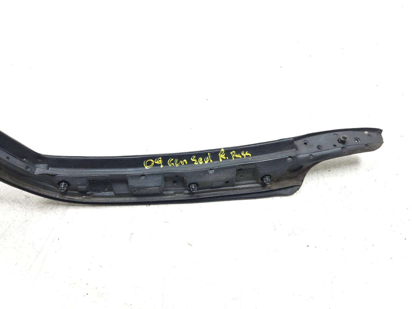 09-14 Hyundai Genesis Door Weatherstrip Seal Rear Passenger Side Right OEM Sedan