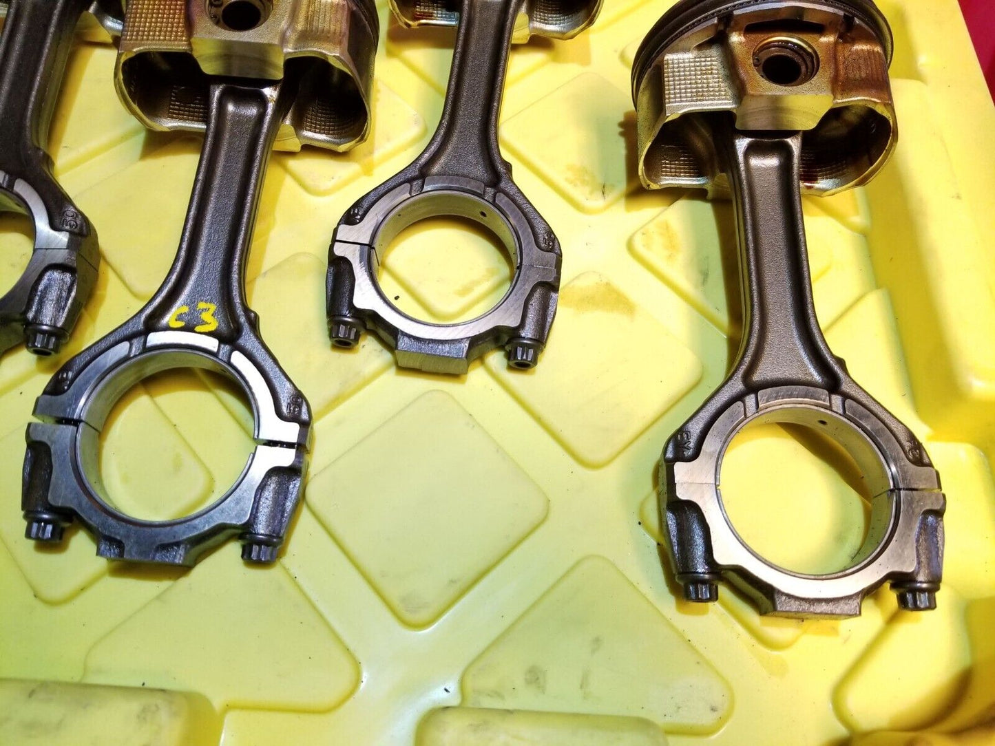09-13 Infiniti G37 X Piston W/ Connecting Rod 6pcs Vq37vhr OEM ✅