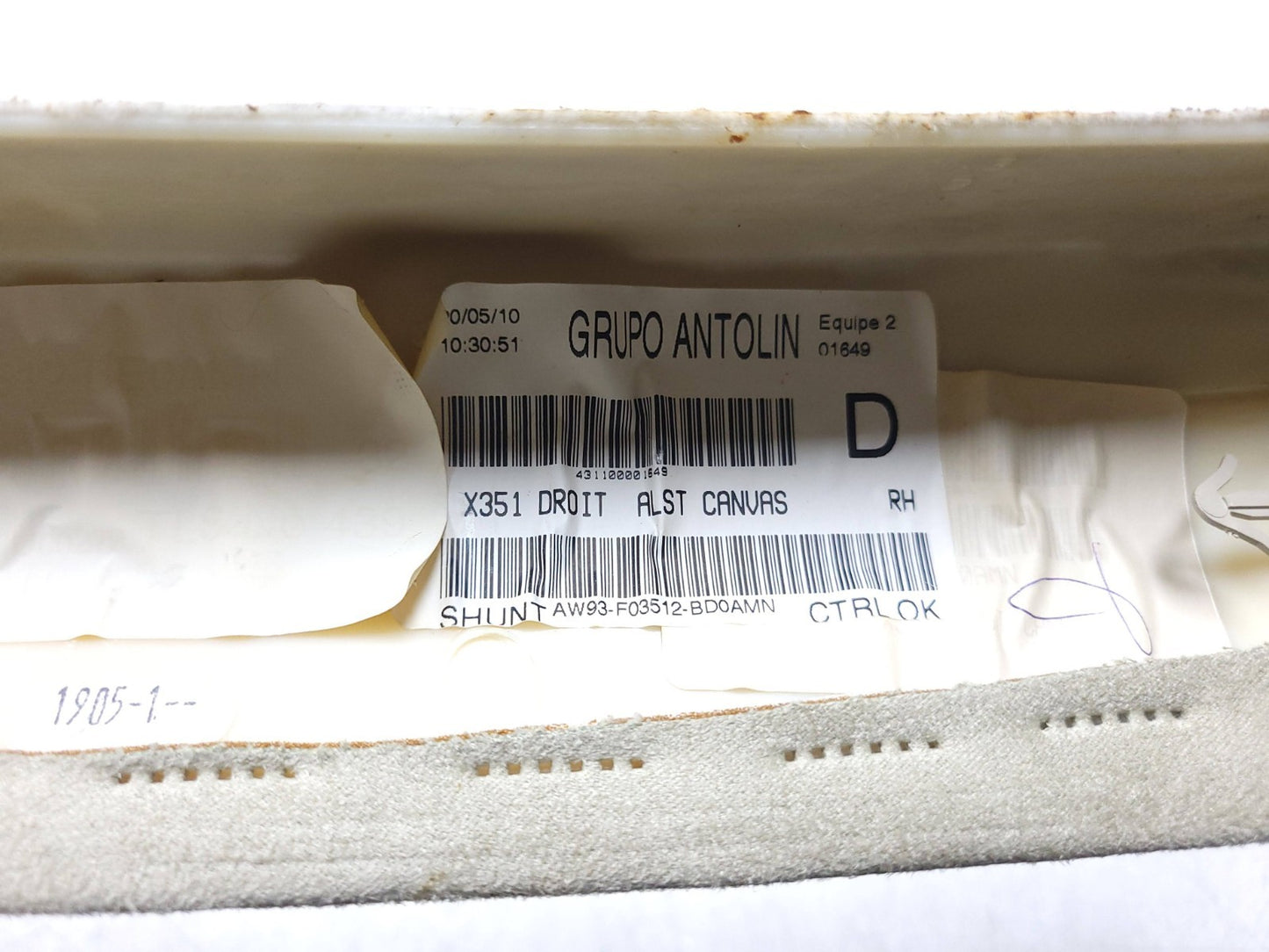 2010 - 2019 Jaguar XJ Front A Pillar Trim Left & Right OEM
