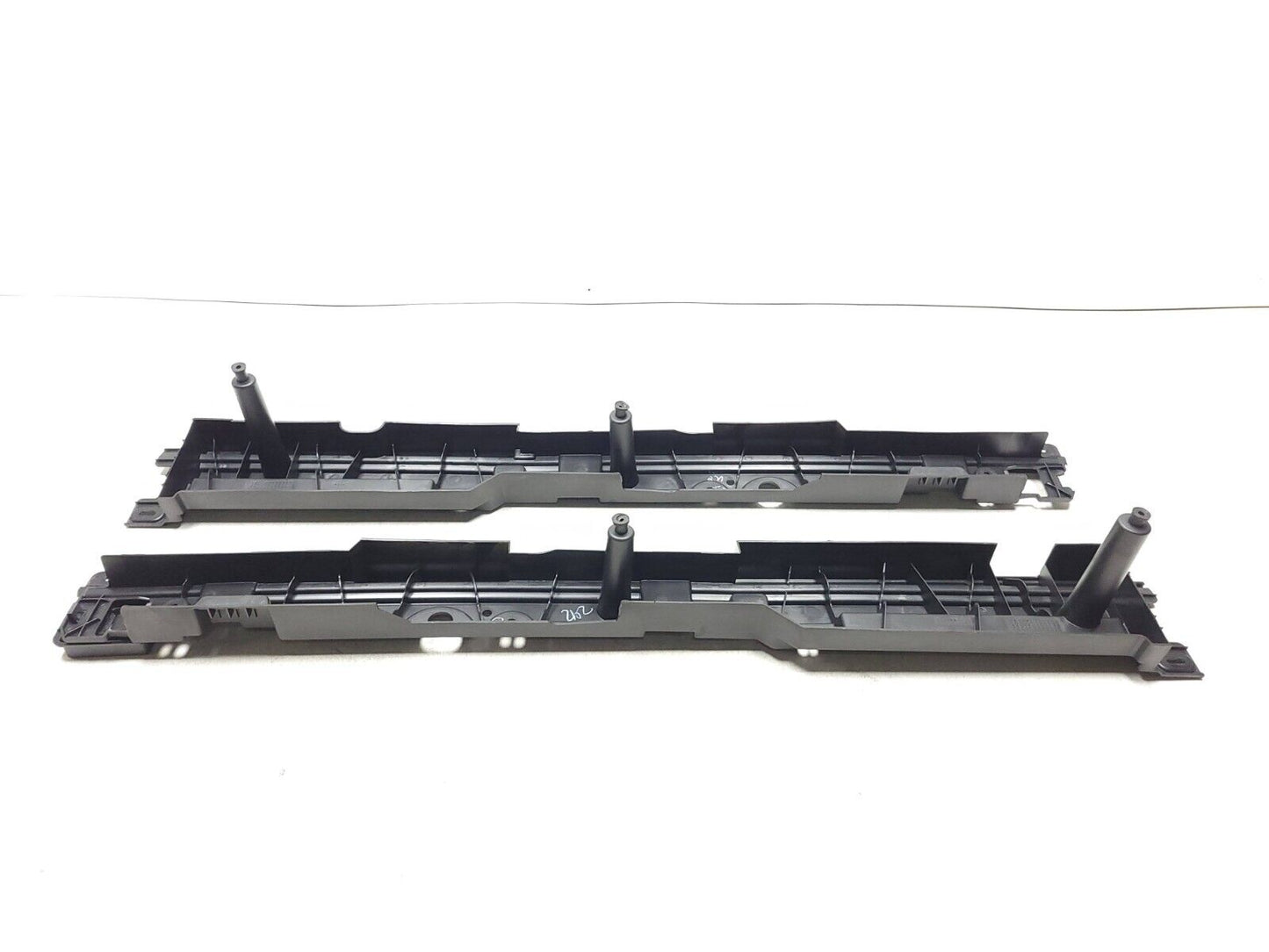 07-13 BMW X5 E70 Trunk Floor Rail Guide Panel Pair OEM