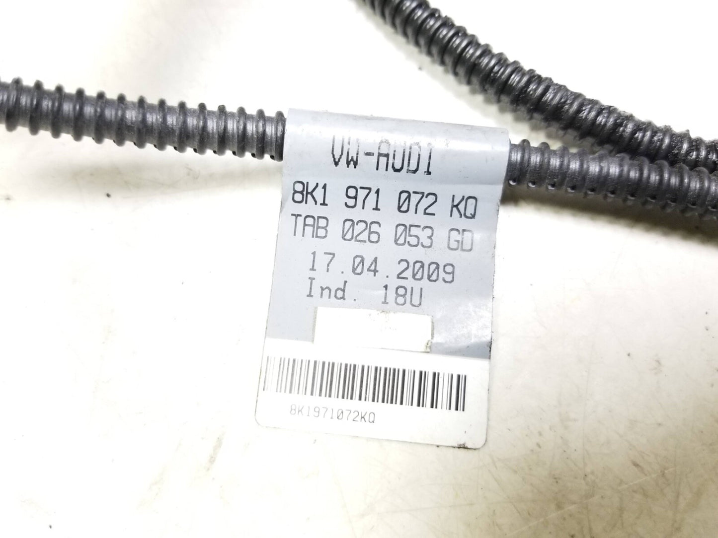 2009 - 2012 Audi Q5 Engine Compartment Wiring Harness OEM