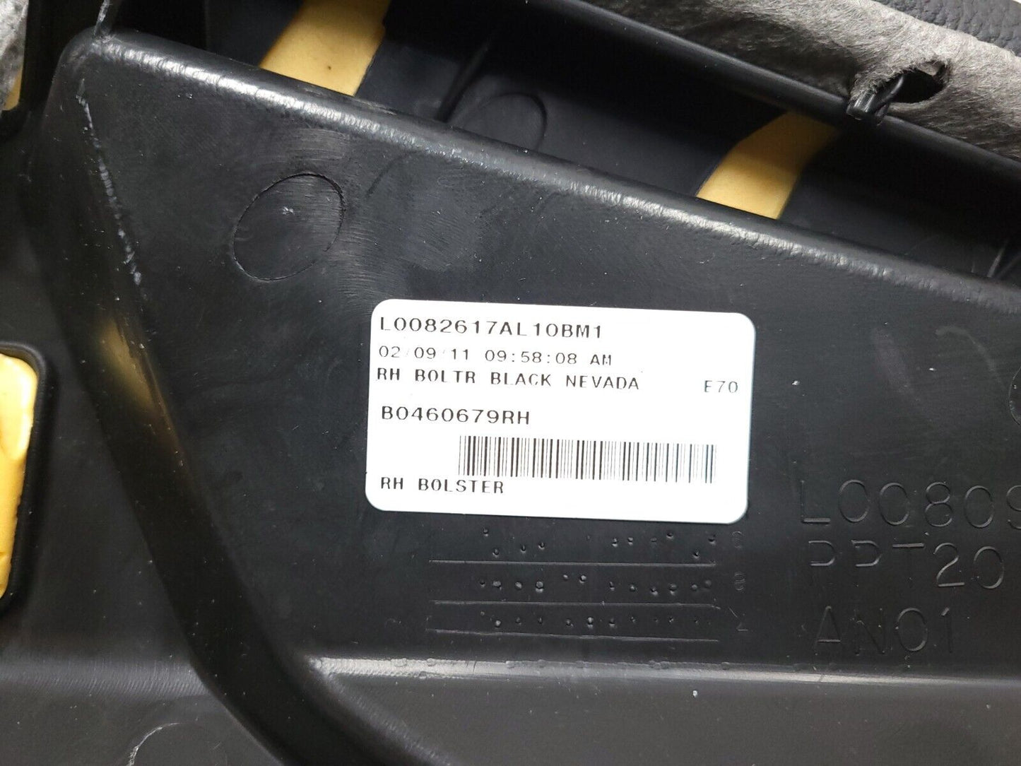 2007 - 2013 BMW X5 E70 Rear Seat Bolster Left & Right OEM