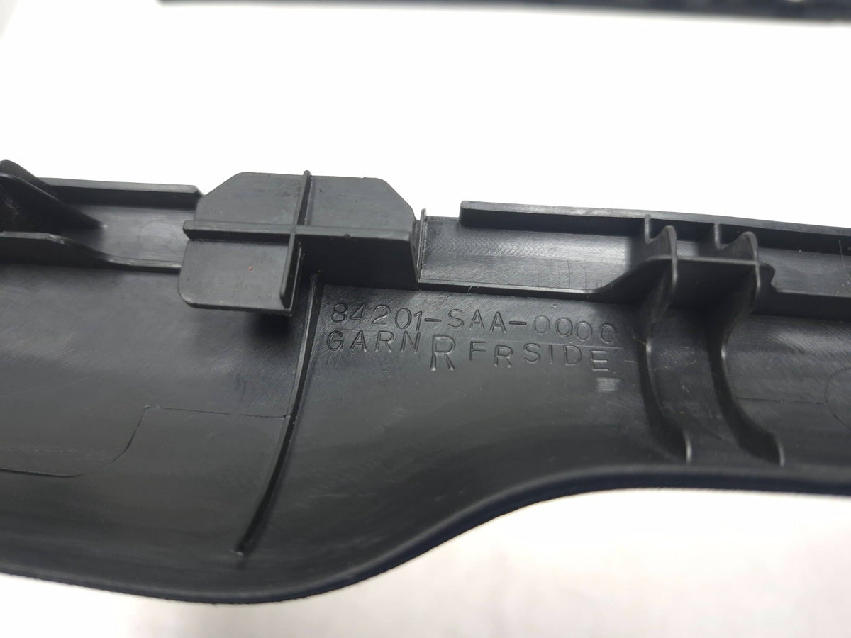 2007 Honda Fit Kick Panel Trim & Front Door Sill Plate Left & Right 4 Pcs OEM