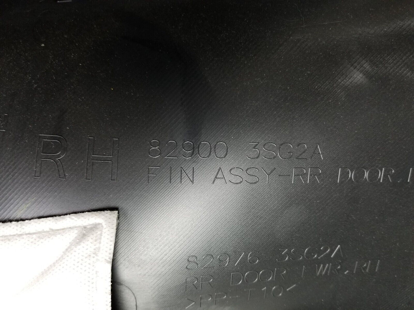2015-2019 Nissan Sentra Door Panel Trim Rear Passenger Side Right OEM