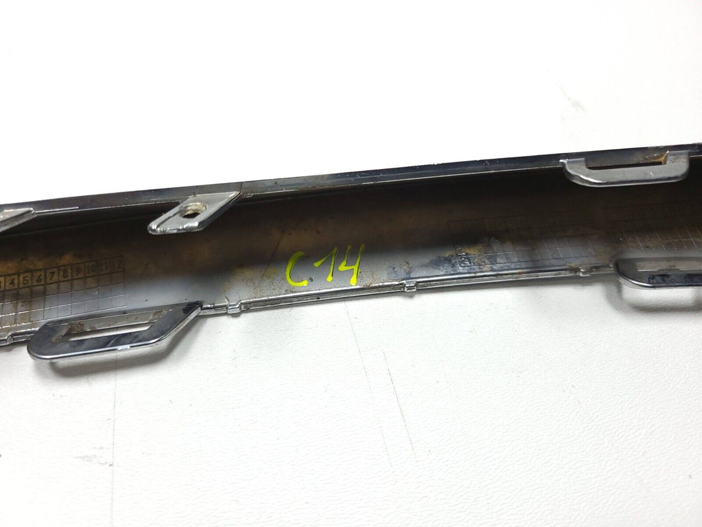 15-20 Mercedes C300 W205 Front Bumper Chrome Trim Molding OEM