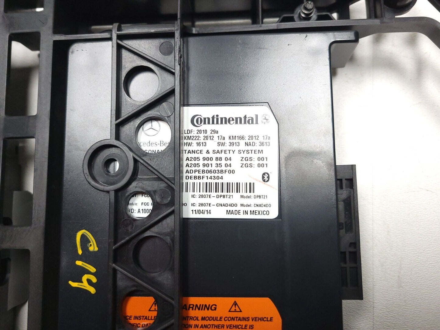 2015-2018 Mercedes C300 W205 Communication Voice Control Module OEM