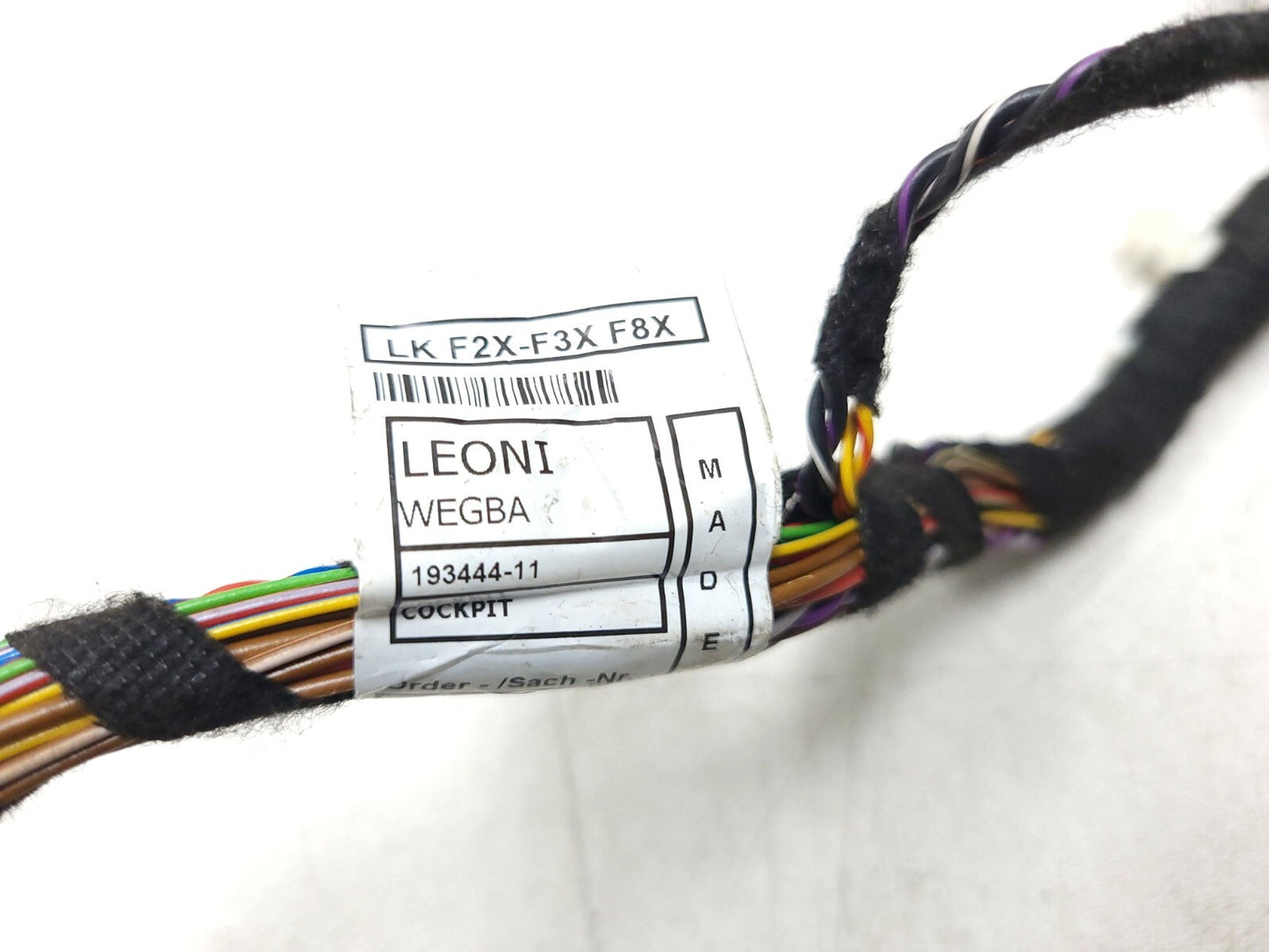 13-18 BMW 330xi Dash Instrument Panel Wire Harness 8794037 OEM β