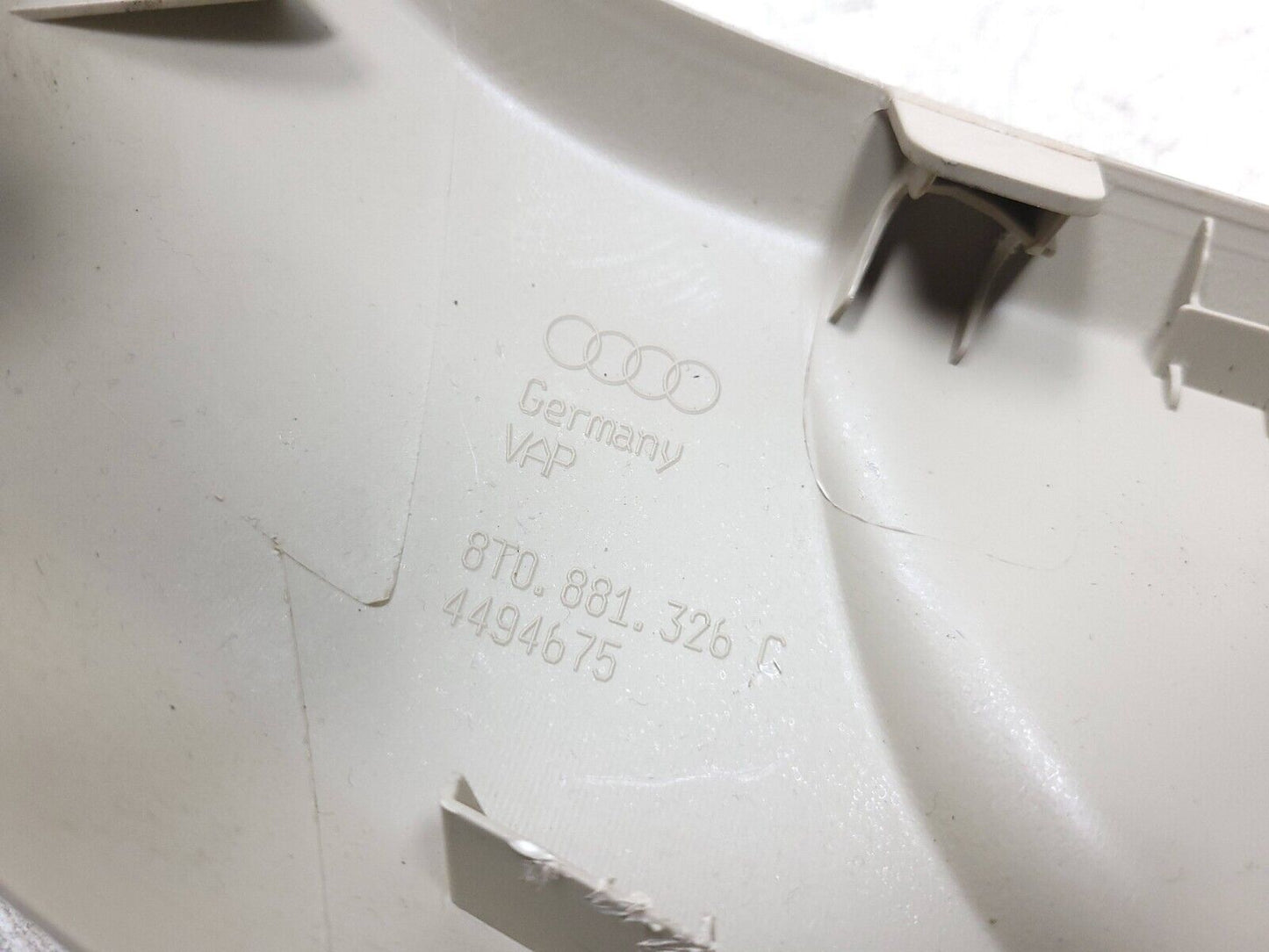 2009 - 2012 Audi A4 Front Seat Side Trim Cover Passenger Side Right OEM