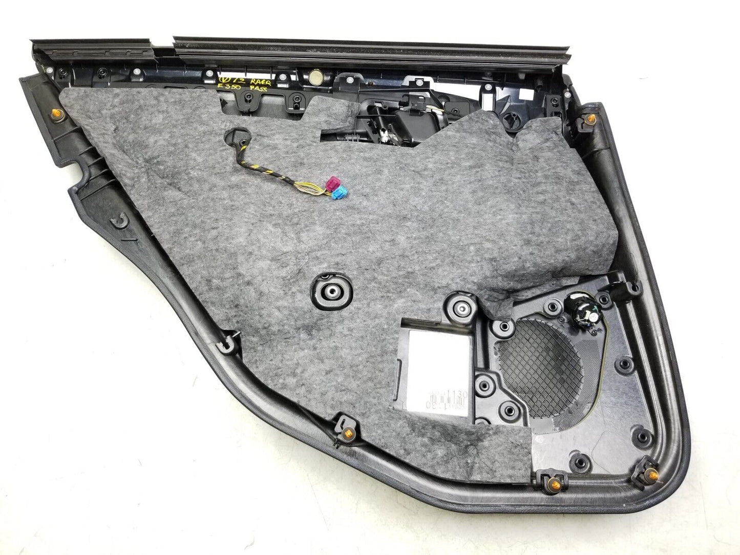 10-13 Mercedes W212 E350 E500 E550 Door Panel Trim Rear Passenger Side Right OEM