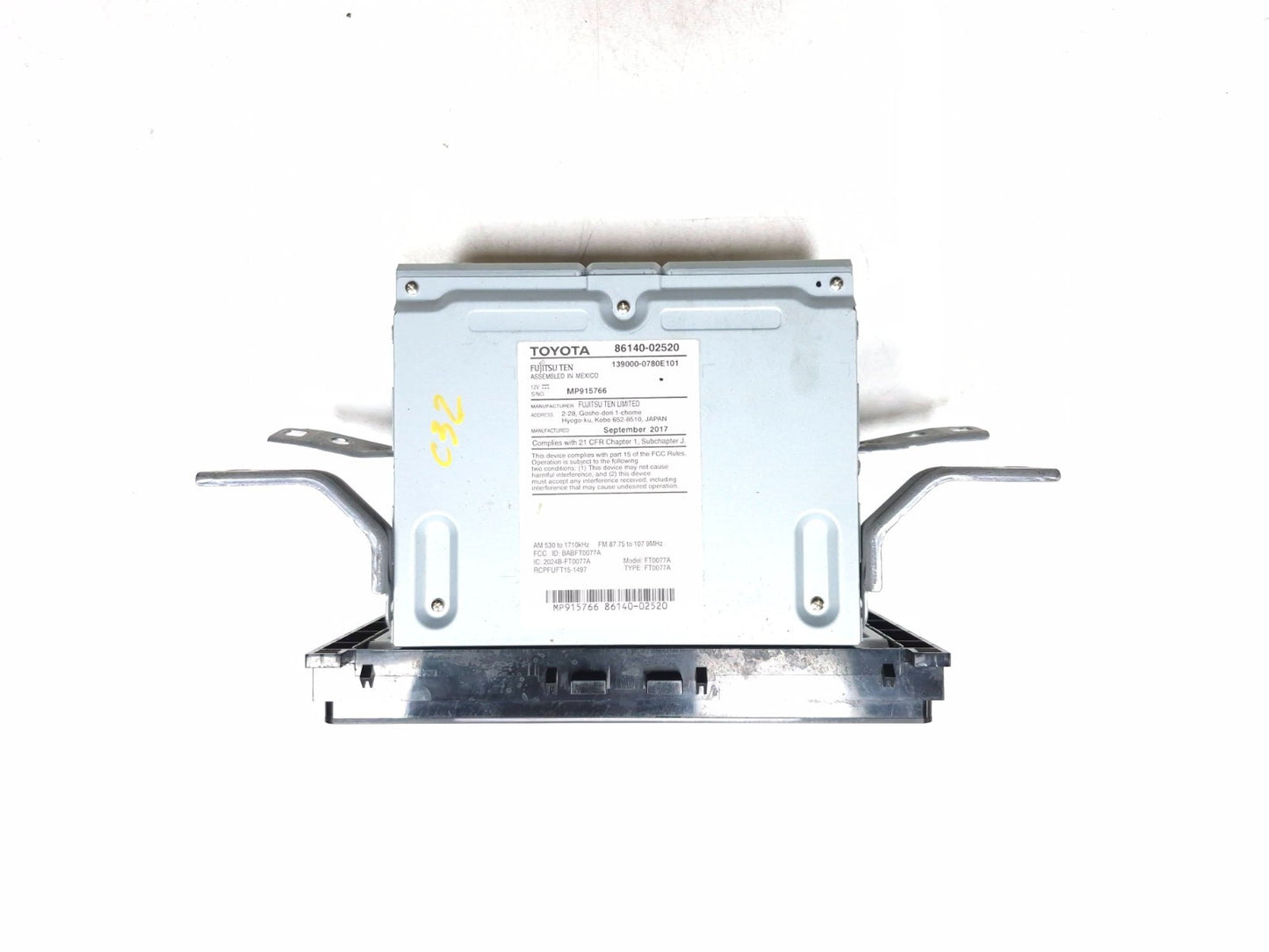 2014 - 2019 Toyota Corolla AM FM Cd Radio Player Receiver OEM