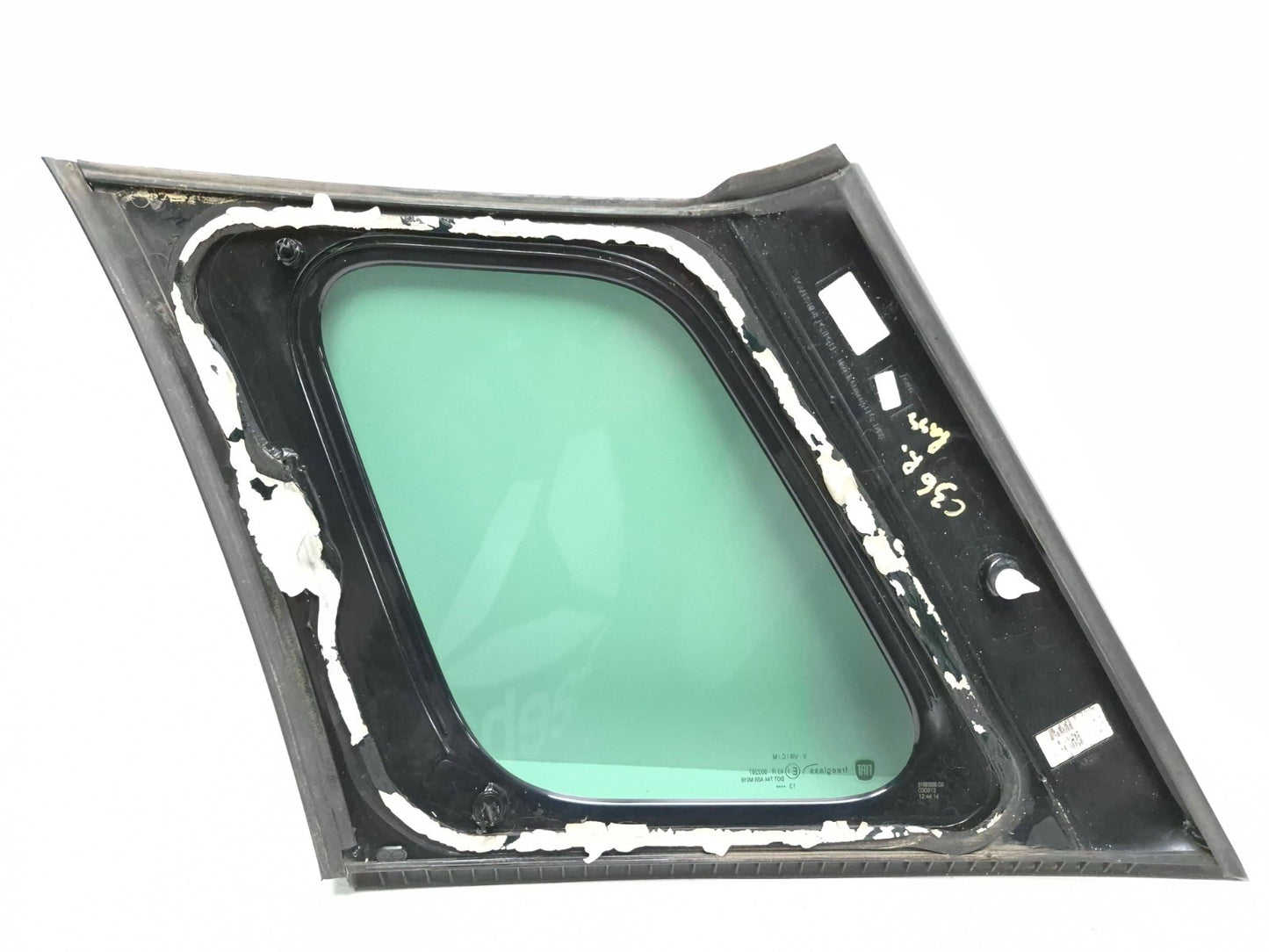 2014 Fiat 500l Door Vent Window Glass Rear Passenger Side Right OEM