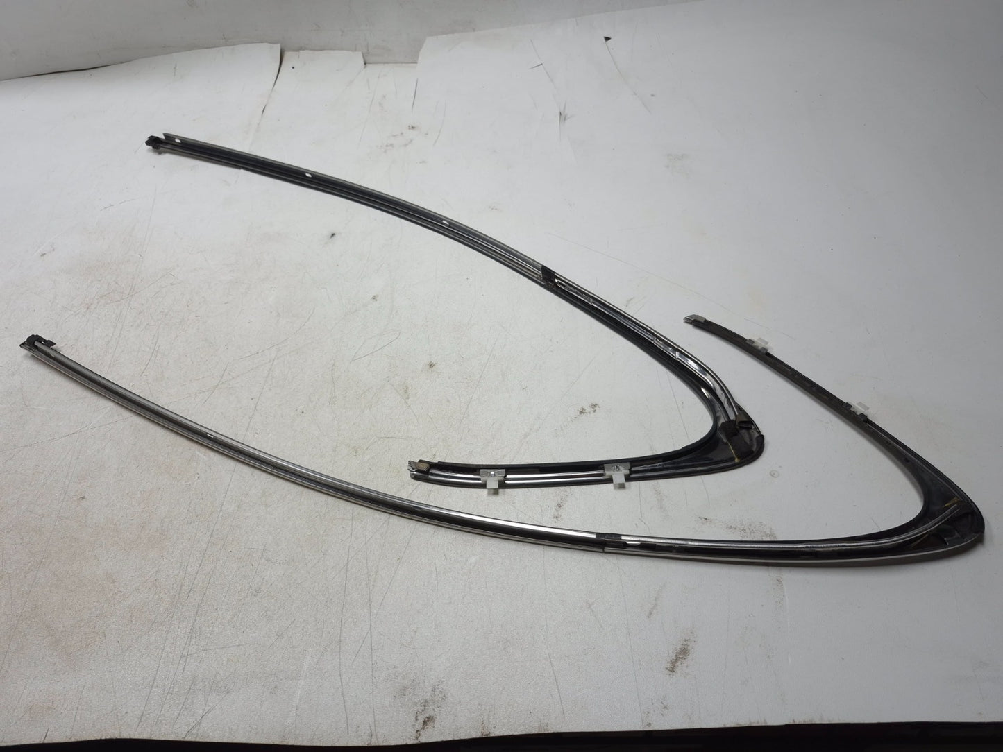2009 Lexus IS250 Rear Door Corner Window Molding Left & Right OEM
