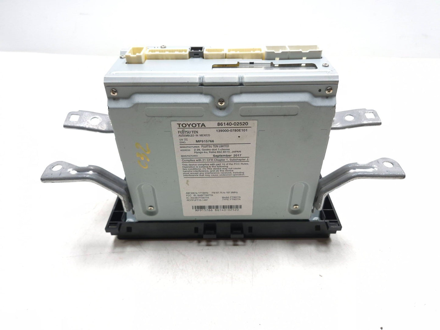 2014 - 2019 Toyota Corolla AM FM Cd Radio Player Receiver OEM