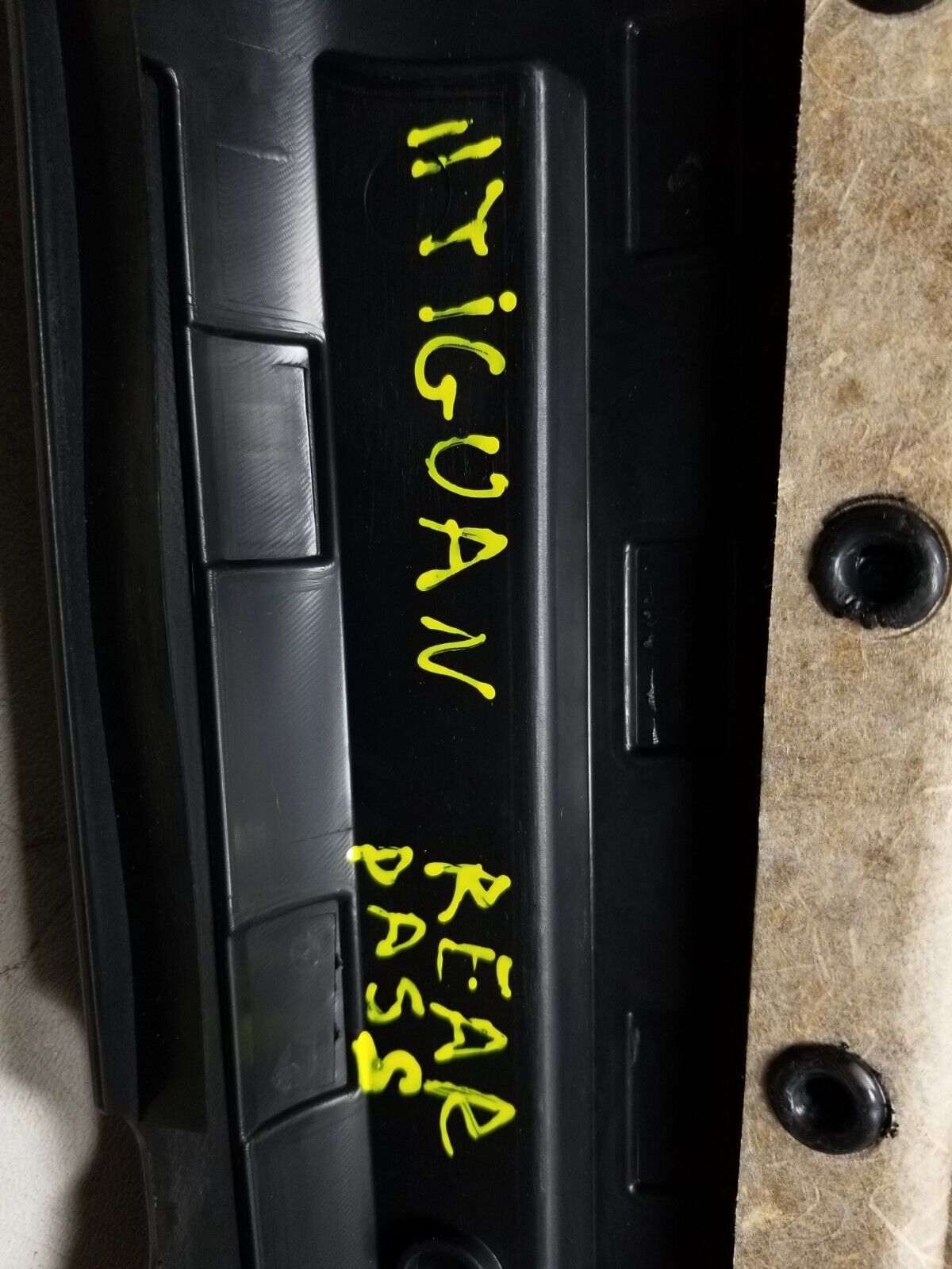 2009 - 2017 Volkswagen Tiguan Door Panel Trim Rear Passenger Side Right OEM