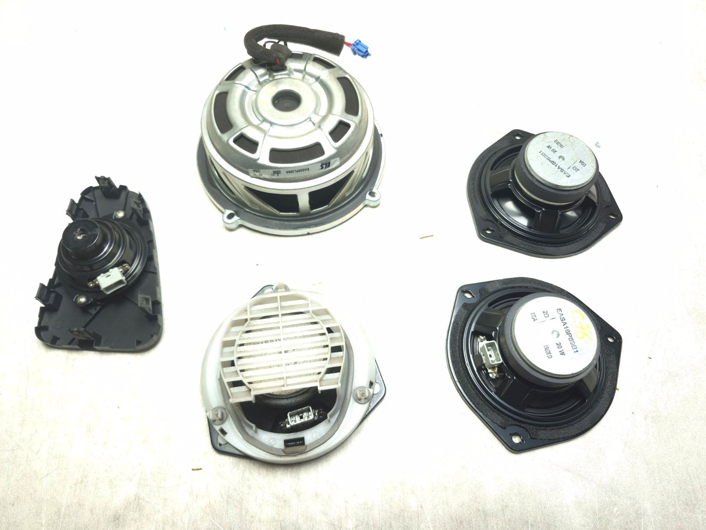2008 Acura Tl Type-s Audio Speaker 5 Pcs OEM