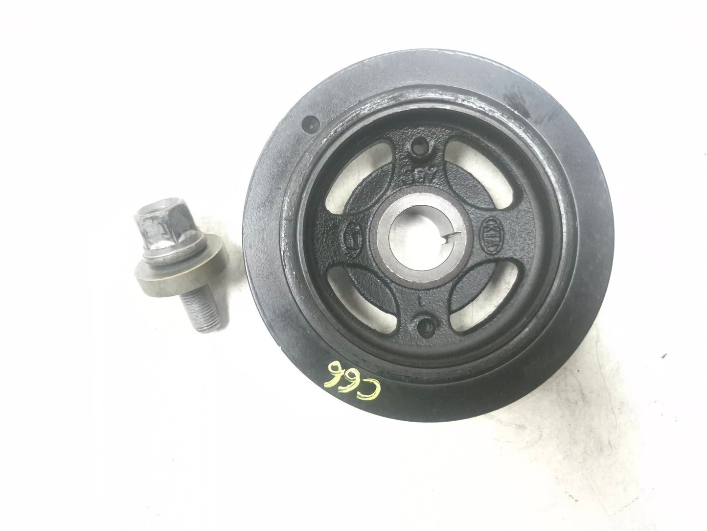 2012 Hyundai Sonata 2.4l Crankshaft Pulley Harmonic OEM