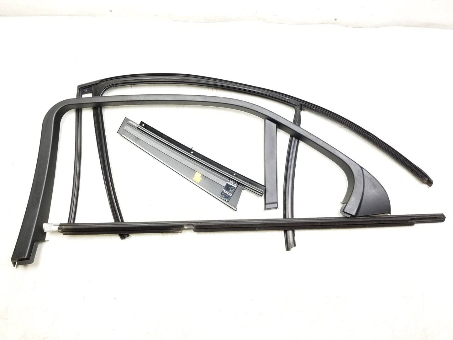 10-16 Mercedes E350 E500 Door Window Frame Trim & Seals Rear Passenger Side OEM