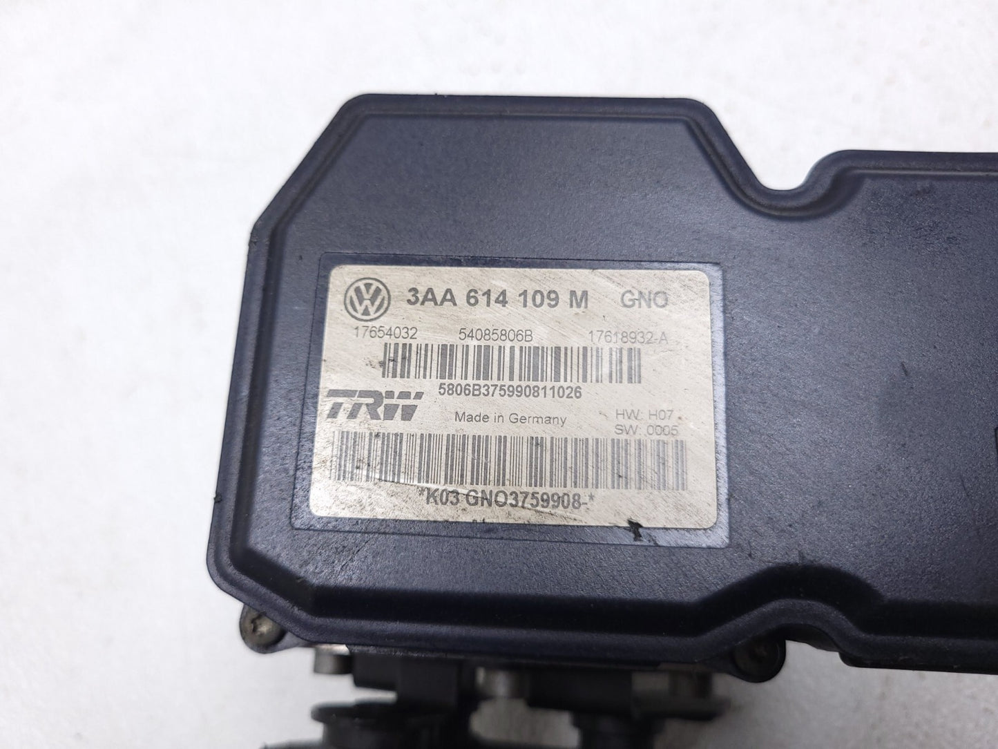 09 10 11 12 Volkswagen Cc ABS Anti Lock Brake Pump 3aa614109m OEM