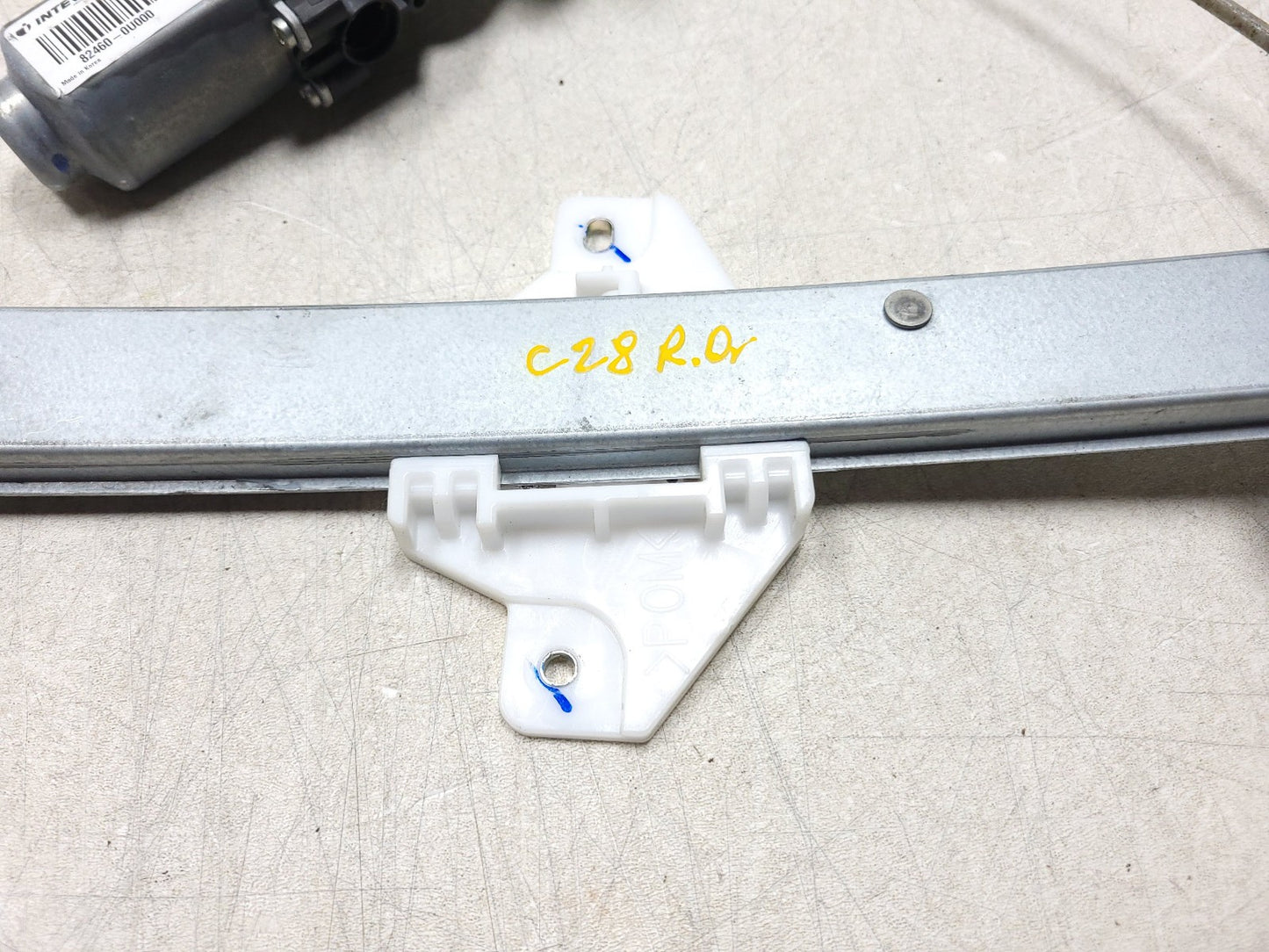 2012-2017 Hyundai Accent Rear Left Window Regulator W/ Motor OEM
