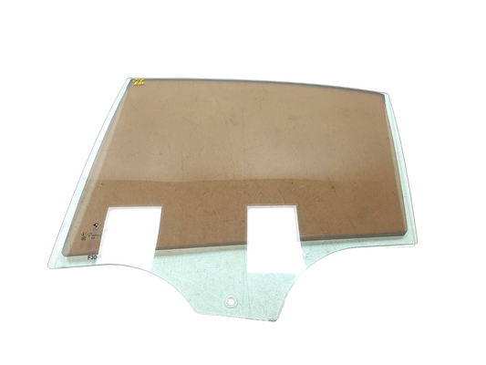 12-18 BMW 330xi F30 Rear Door Window Glass Driver Side Left OEM
