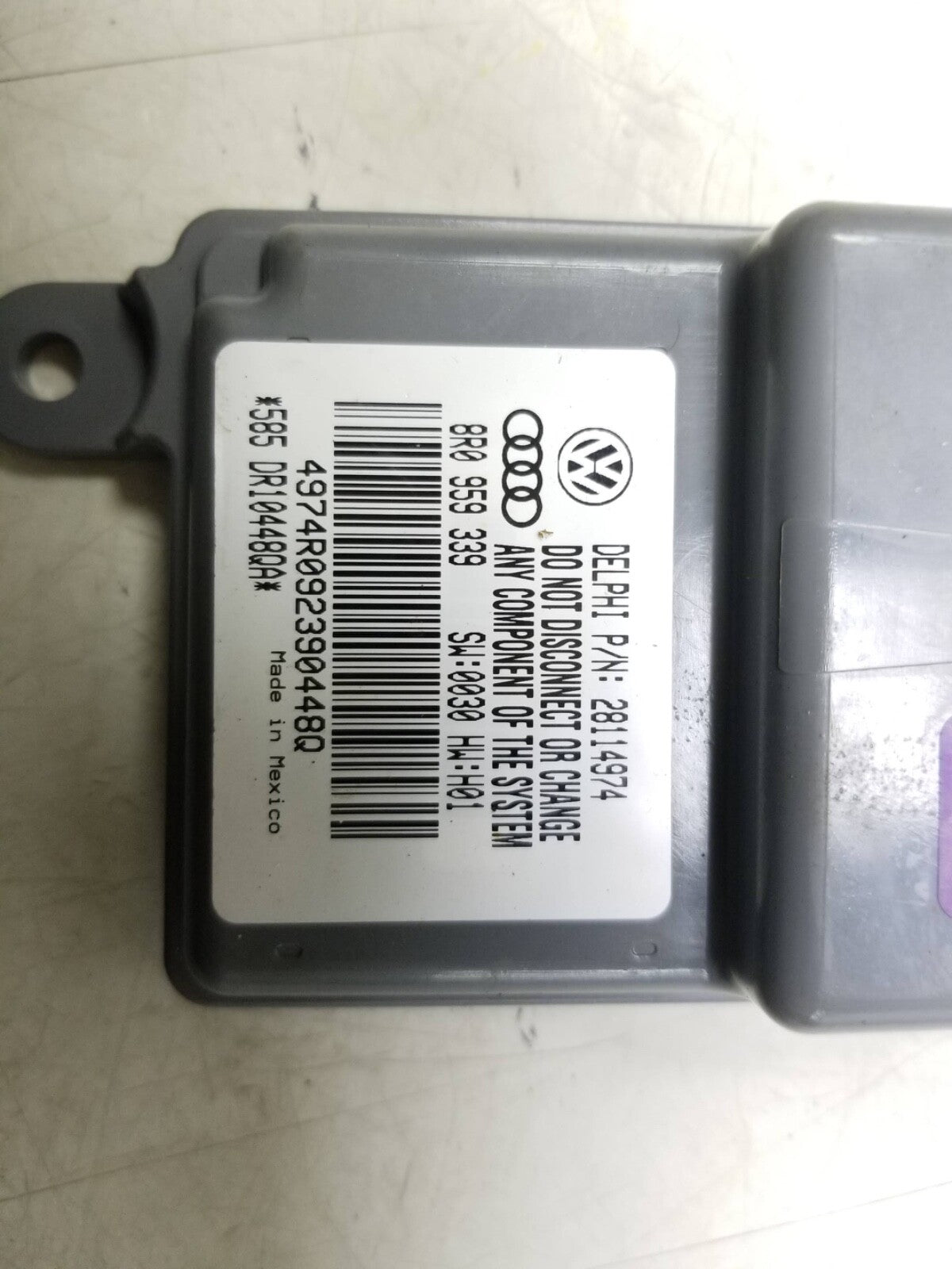 2009 - 2012 Audi Q5 Seat Occupant Detection Module OEM