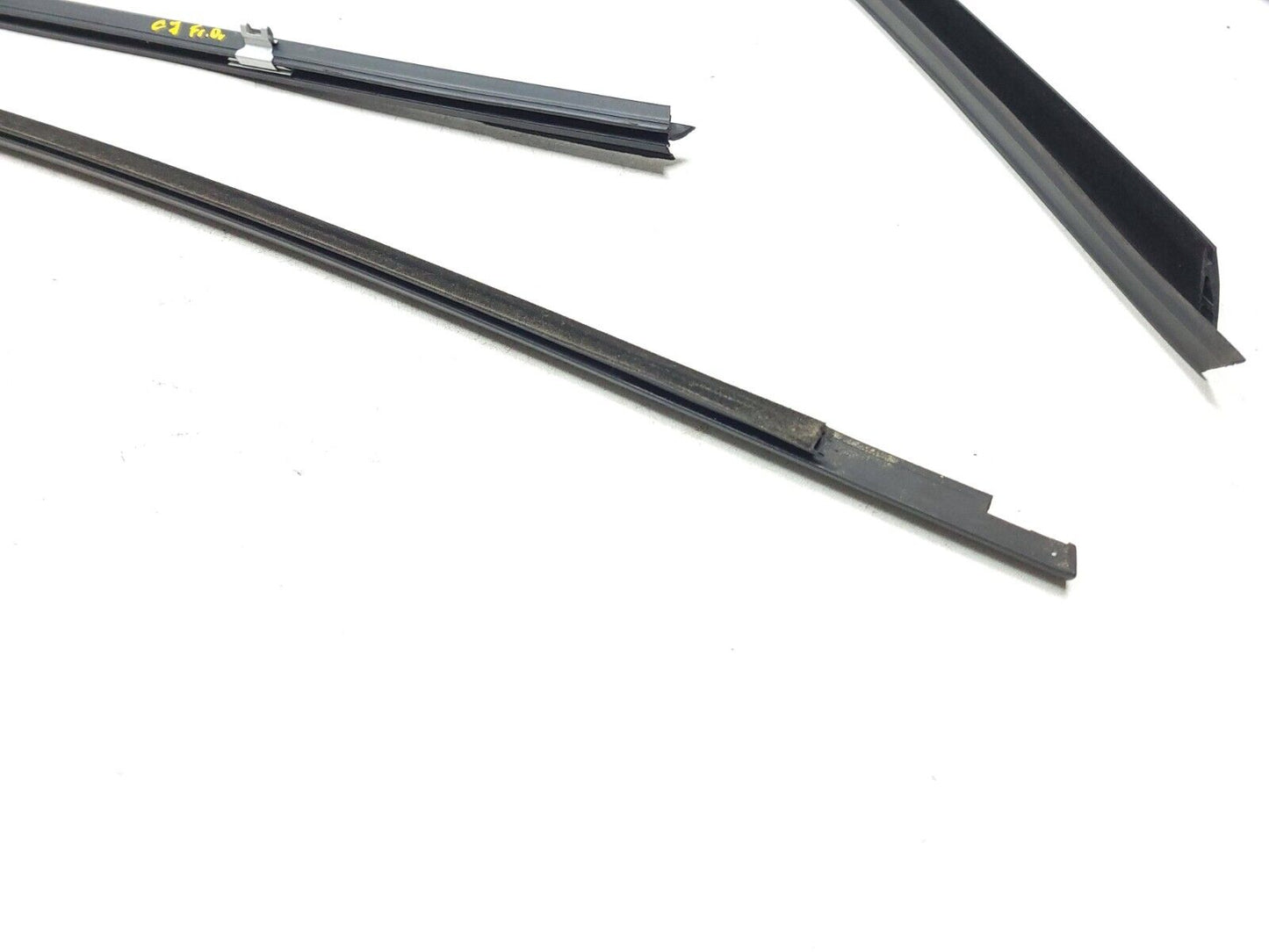 07-13 BMW E70 X5 Door Window Chanel Trim & Seal Front Driver Side Left 4pcs OEM