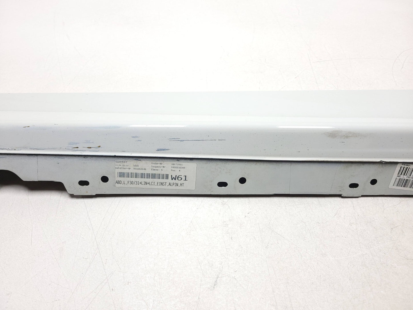 13-18 BMW 330xi F30 Rocker Panel Skirt Molding Driver Side Left OEM โ